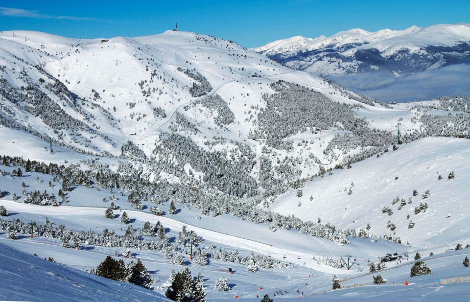 Slopes at La Molina.