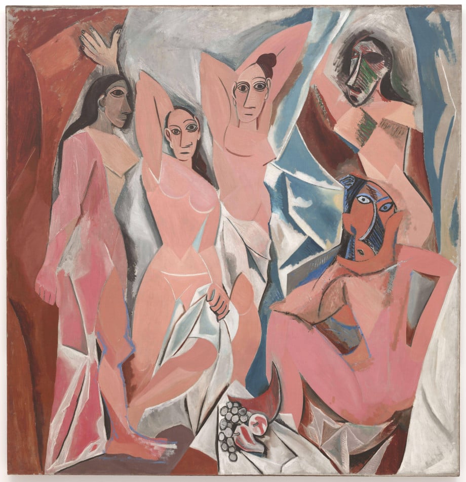 Picasso's Demoiselles d'Avignon.