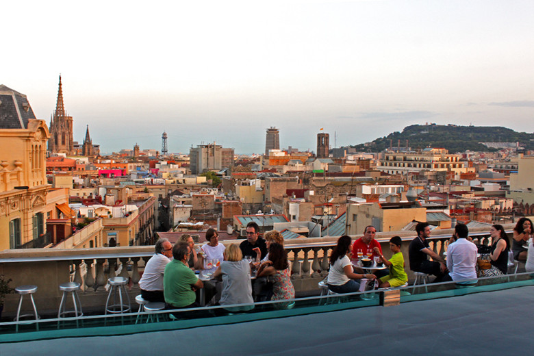 Rooftop Sunset Drinks